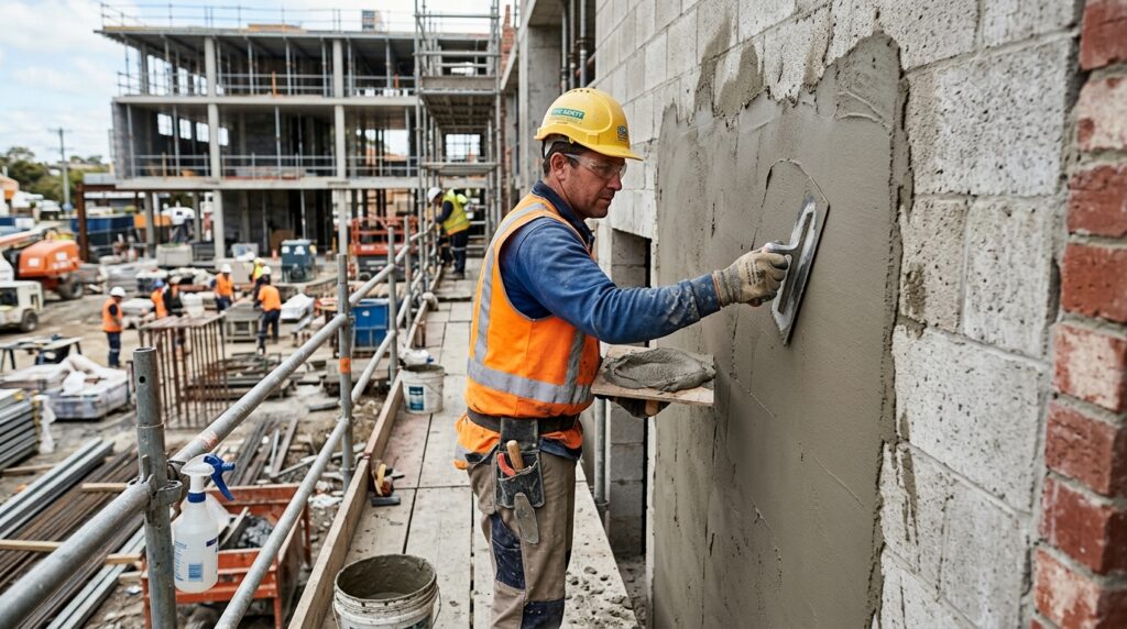 Para o que serve cada camada do processo de revestimento na construção civil? reboco emboço chapisco alvenaria - camadas de revestimento
