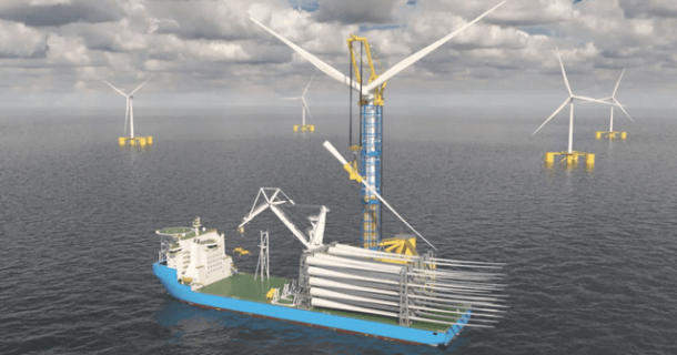 guindaste mais alto do mundo para turbinas eólicas