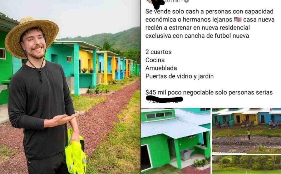 MrBeast - projeto de casas