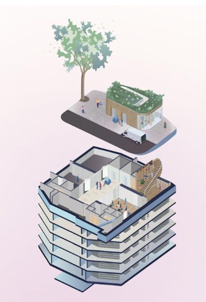 Conheça o projeto extraordinário de edifício invertido para Paris edifício invertido para Paris