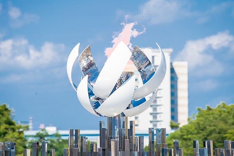 As Estruturas de Piras Olímpicas mais Bonitas em Jogos Mundiais estruturas de piras olímpicas