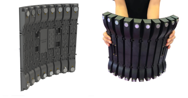 Tecnologia de Display LED rolável