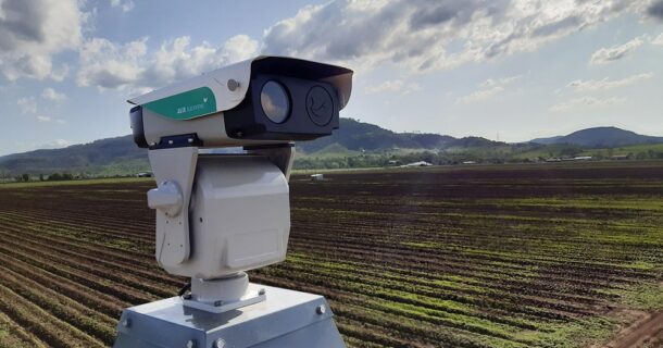 laser autônomo para reduzir perdas na lavoura de soja