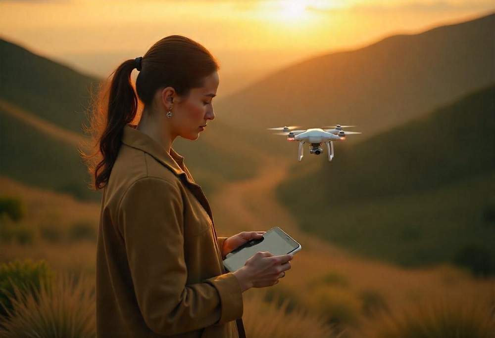 piloto de drone