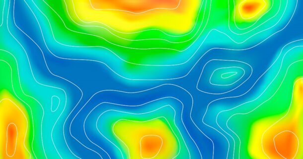 medição de curvas de nível