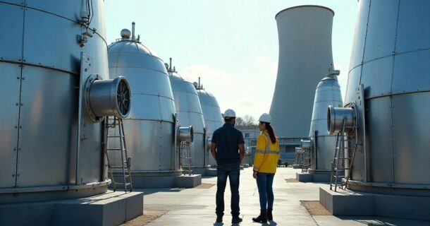 Por que a Google quer investir em energia nuclear para alimentar sua IA? usinas nucleares da google