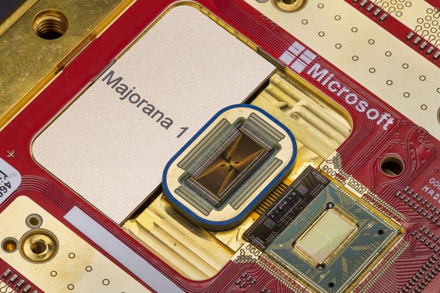 chip quântico da Microsoft