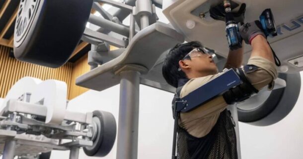 exoesqueleto X-ble Shoulder da Hyundai