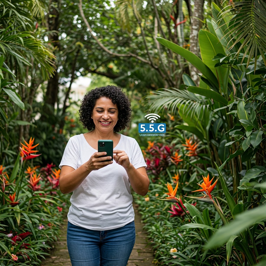 sinal conexão 5.5G