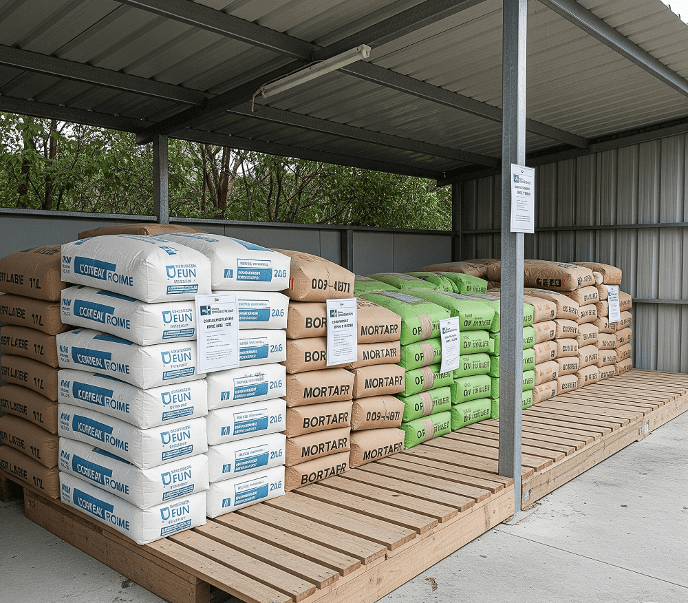 10 dicas para organizar materiais na obra e evitar desperdícios materiais de construção em canteiro de obras