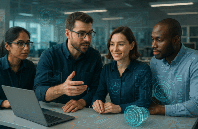 engenheiros reunião projetos
