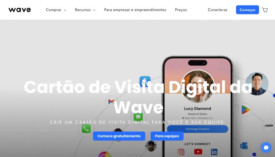 Cartões de Visita Digitais para Profissionais de Engenharia
