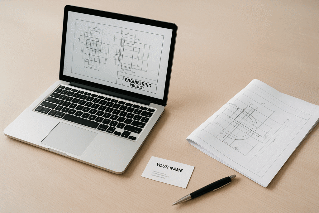 Cartões de Visita Digitais para Profissionais de Engenharia
