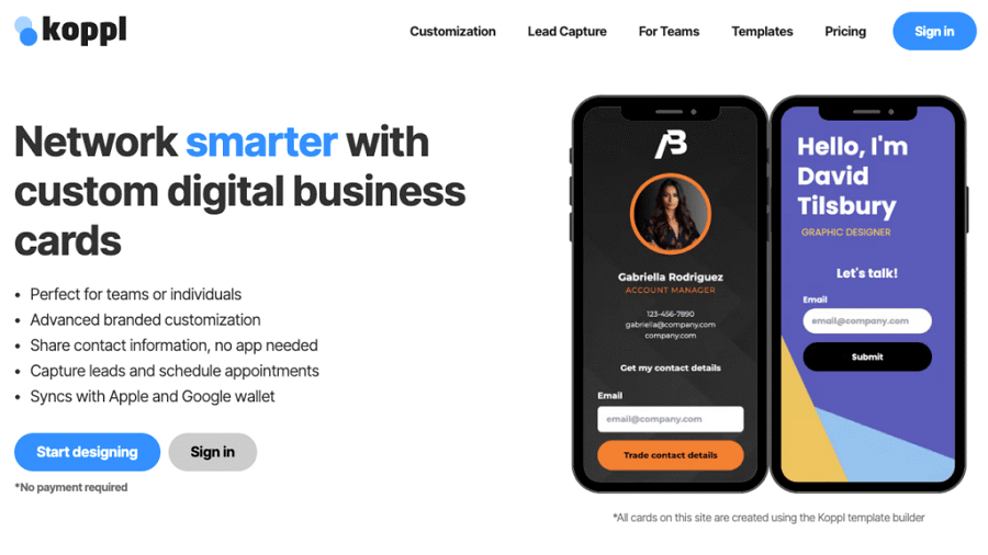 Cartões de Visita Digitais para Profissionais de Engenharia