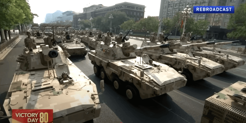 desfile engenharia militar china