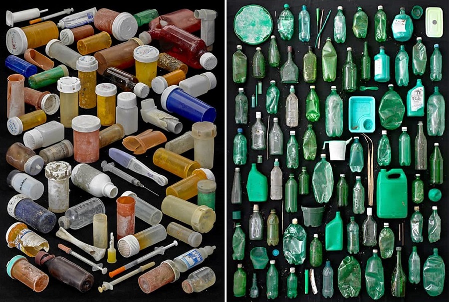 arte com lixo de Barry Rosenthal