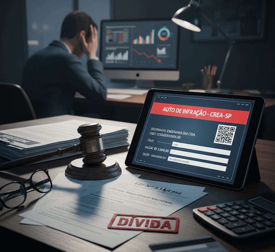 auto de infração CREA-SP