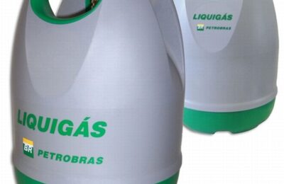 botijão de gás reciclável LEV