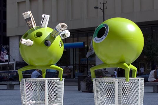 Você vai querer tirar foto antes de usar essas lixeiras criativas espalhadas pelo mundo lixeiras criativas design