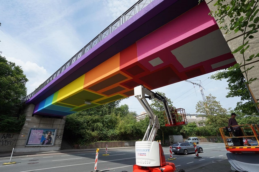 Essa ponte tipo LEGO é tão incrível que ninguém acredita que existe na Alemanha ponte LEGO Alemanha