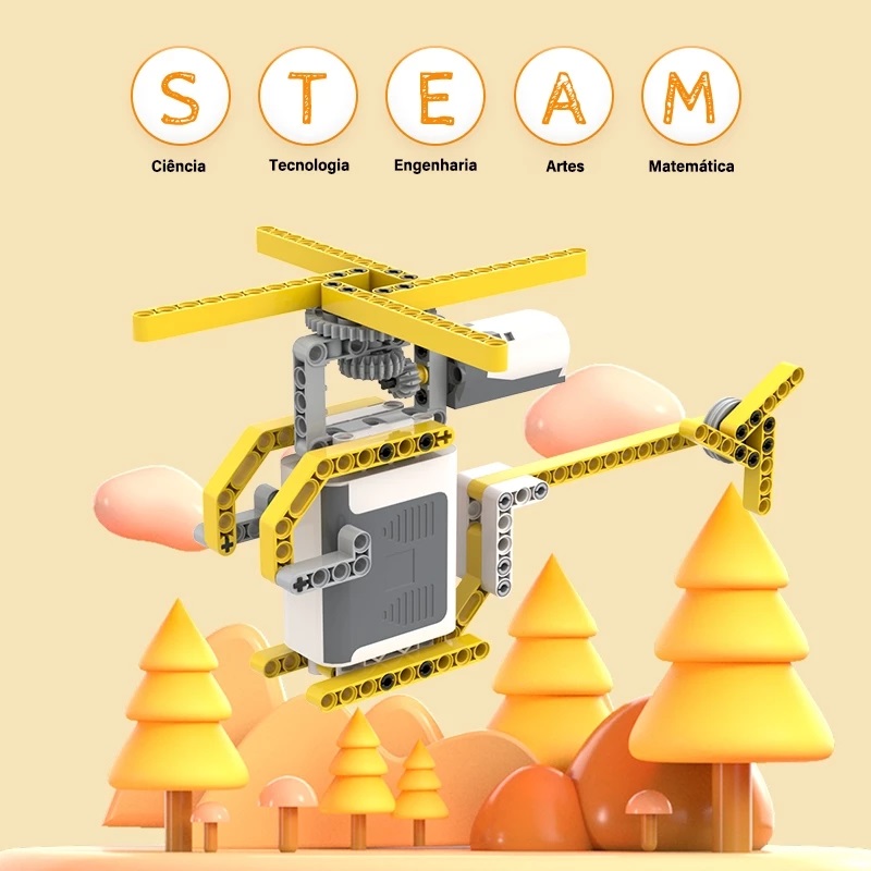 Kits e blocos de montar STEM transformam a brincadeira de criança em base para a Engenharia brinquedos crianças STEM - educacionais