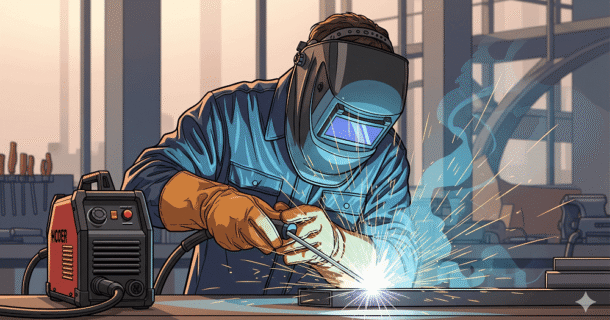 engenharia de soldagem - soldador