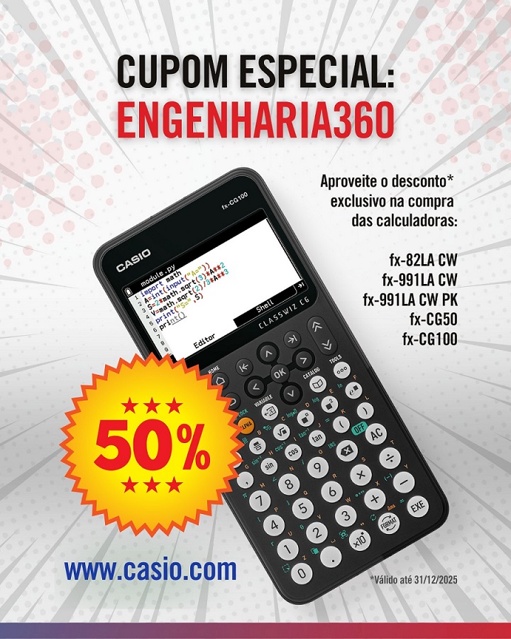 Posso ser engenheiro mesmo sem mandar bem em Matemática? cupom casio