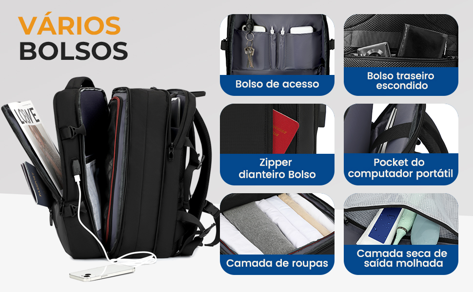 engenheiro montando mochila para férias