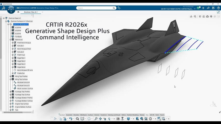 O CATIA R2026x chegou! Lançamento da Dassault Systèmes integra Aura AI CATIA Dassault Systemes