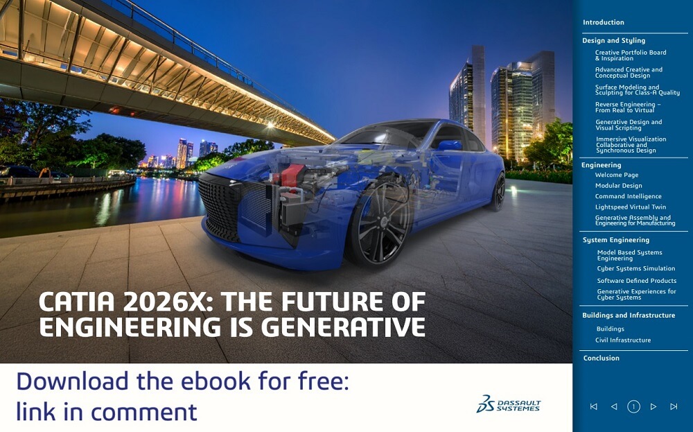 O CATIA R2026x chegou! Lançamento da Dassault Systèmes integra Aura AI CATIA Dassault Systemes