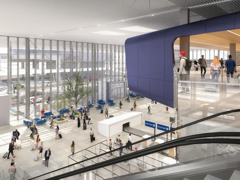 Explore a engenharia e arquitetura do Aeroporto Internacional de Houston Aeroporto Internacional George Bush Houston