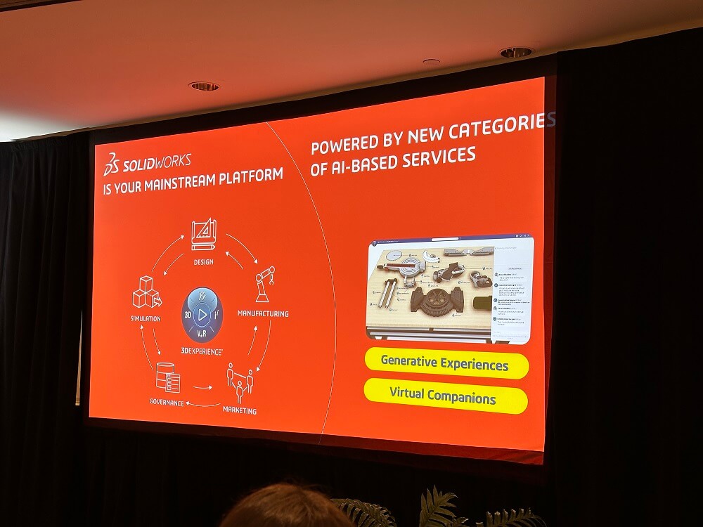 Sistema revolucionário une IA generativa e gêmeos virtuais para revolucionar projetos e simulações industriais DS + 3D UNIV+RSES