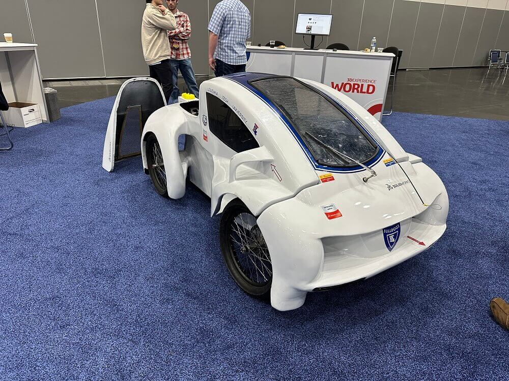 Conheça o carro estudantil que bateu recordes e roubou a cena no 3DEXPERIENCE World Louisiana Tech Eco-Car