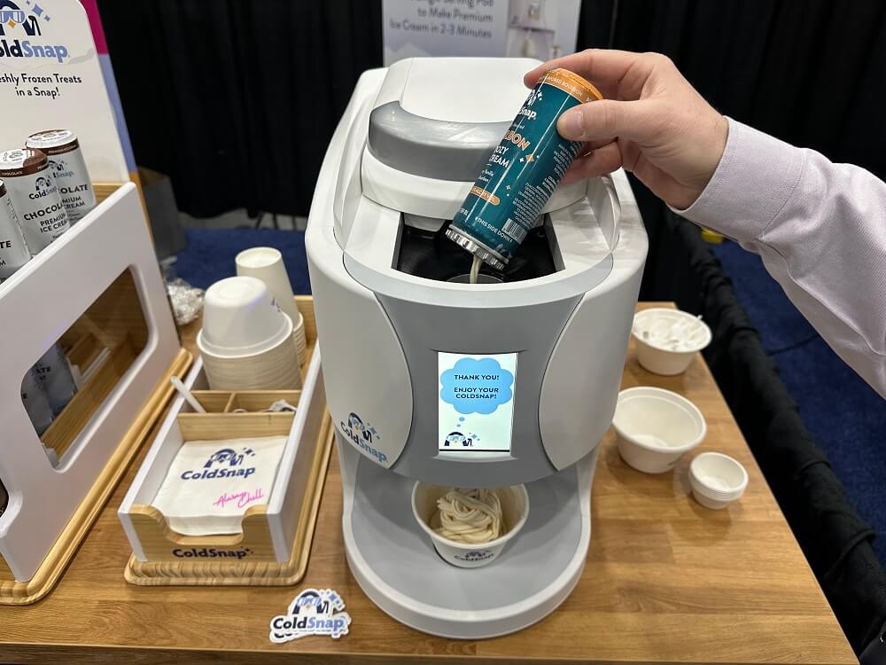 Confira a máquina de sorvete que transformou curiosidade infantil em inovação máquina de sorvete ColdSnap