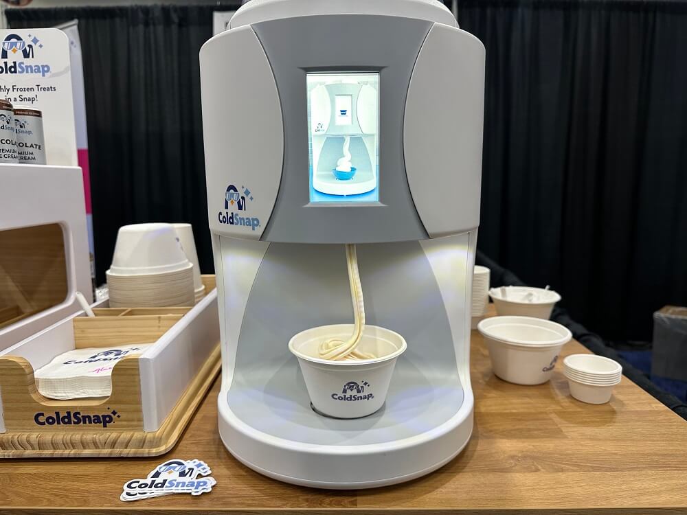 Confira a máquina de sorvete que transformou curiosidade infantil em inovação máquina de sorvete ColdSnap