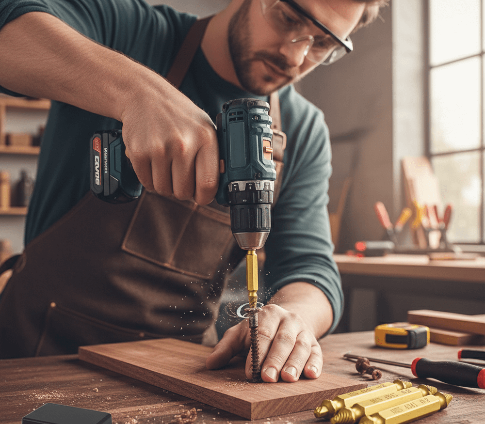 Como remover parafusos espanados ou quebrados na madeira Conjunto de Extrator de Parafuso