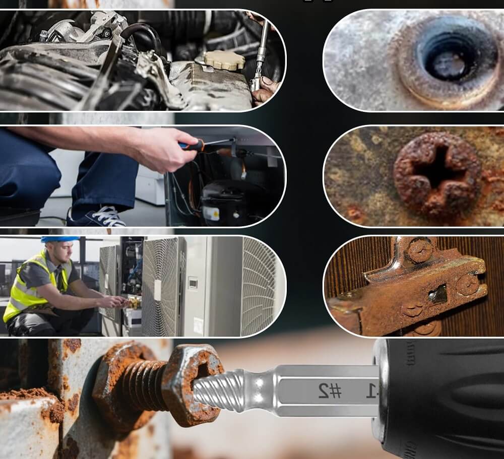 Como remover parafusos espanados ou quebrados na madeira Conjunto de Extrator de Parafuso