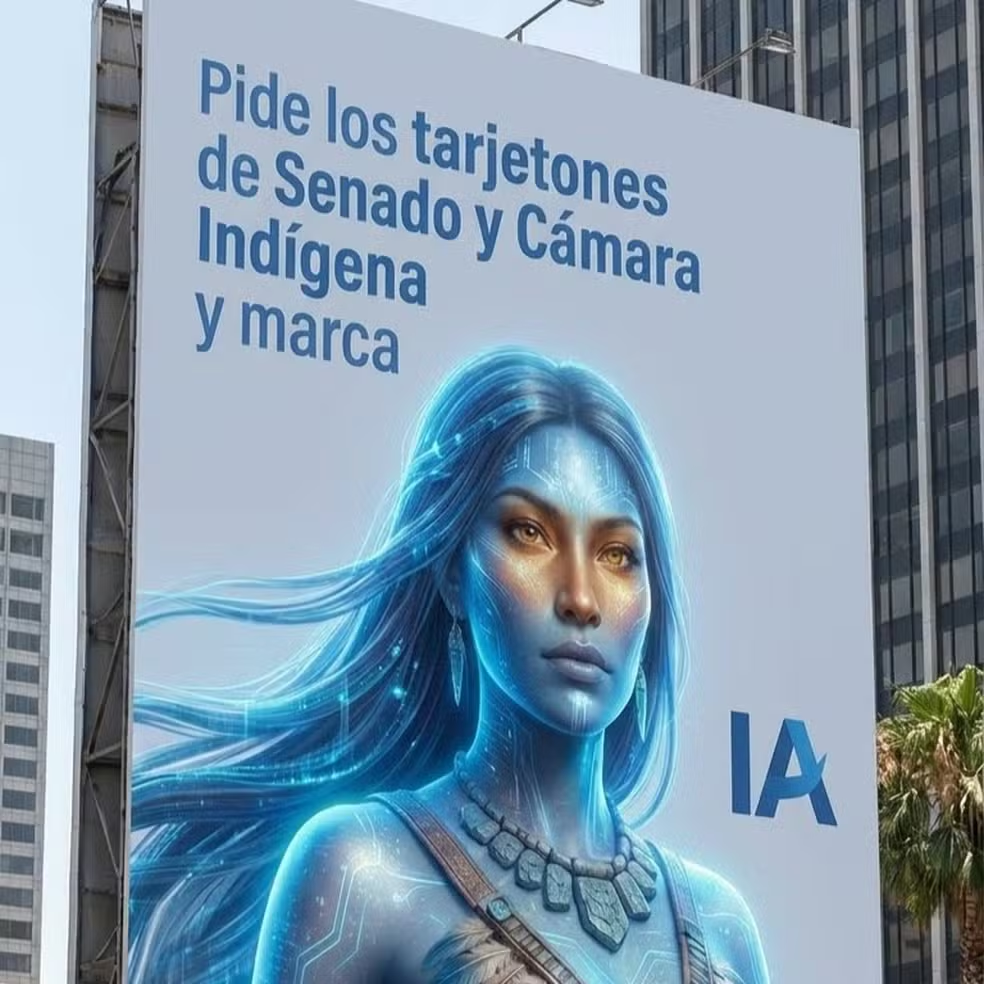 Conheça Gaitana IA, o avatar de pele azul que disputa o Congresso colombiano Gaitana IA