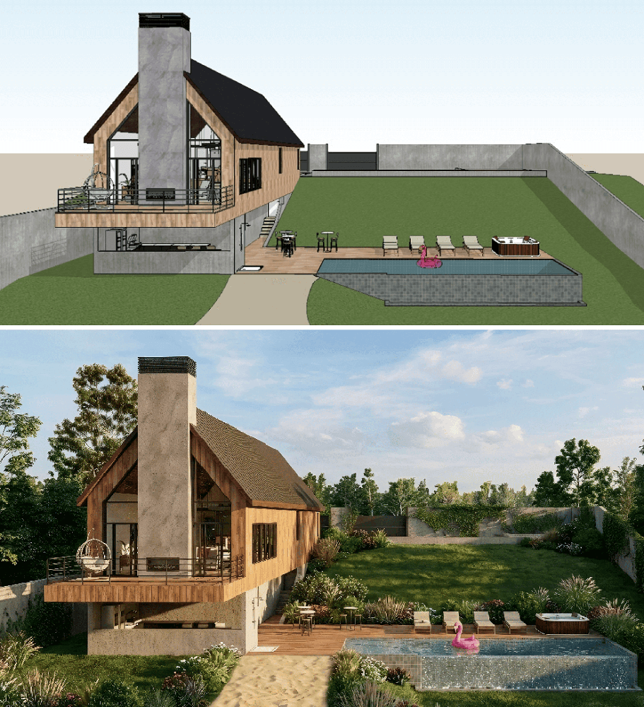 Como a IA está acabando com o render tradicional na Engenharia e Arquitetura? renderização de projetos com ia