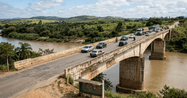 monitoramento estrutura de pontes com satélites