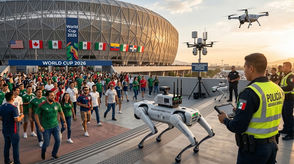 Cães-Robôs Armados na Copa do Mundo de 2026? México se prepara para o grande evento copa do mundo de 2026 - Fifa e Lenovo