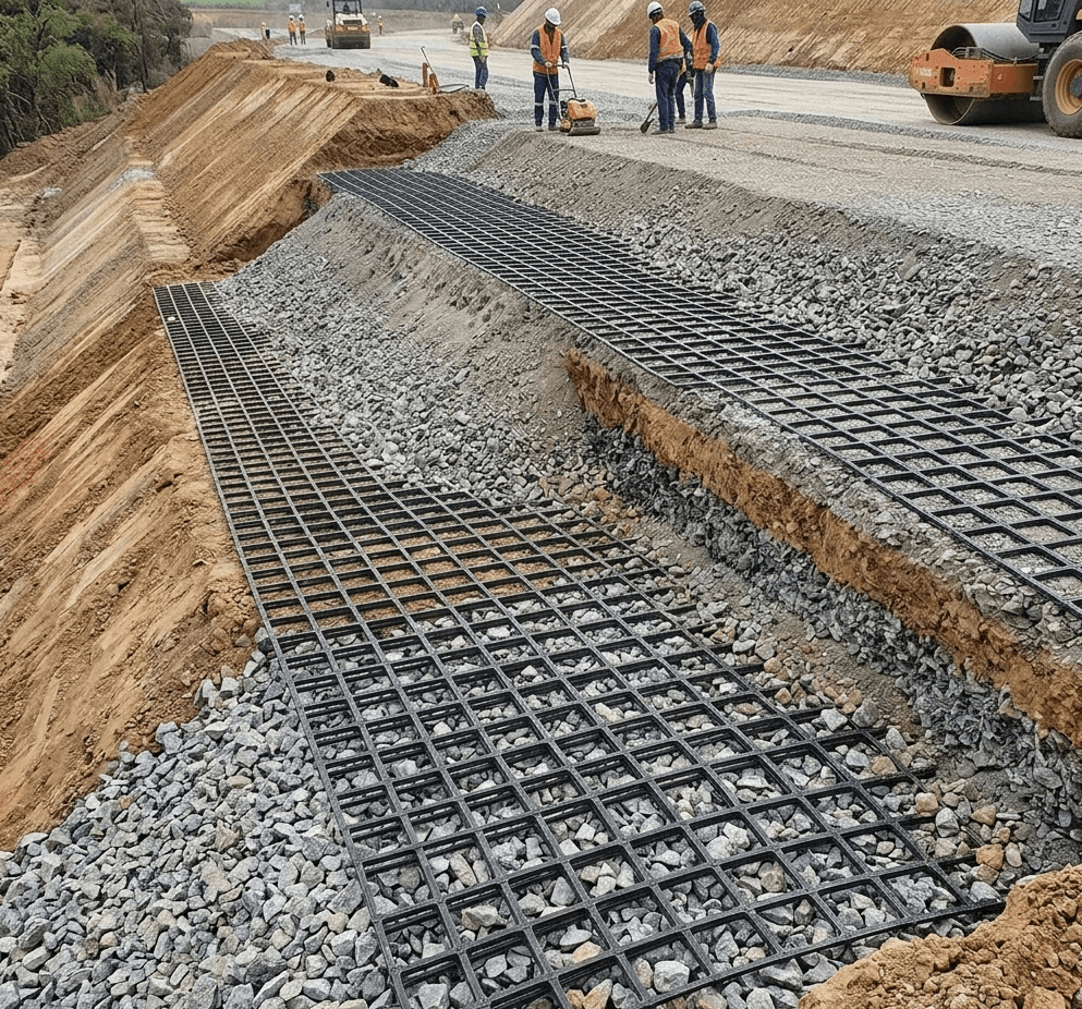 Entenda como geossintéticos na drenagem transformam o controle de água em obras de engenharia geossintéticos na engenharia