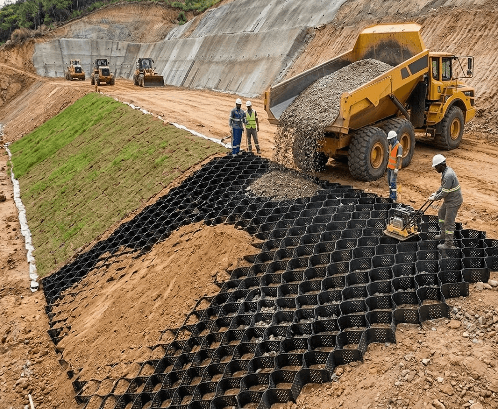 Entenda como geossintéticos na drenagem transformam o controle de água em obras de engenharia geossintéticos na engenharia