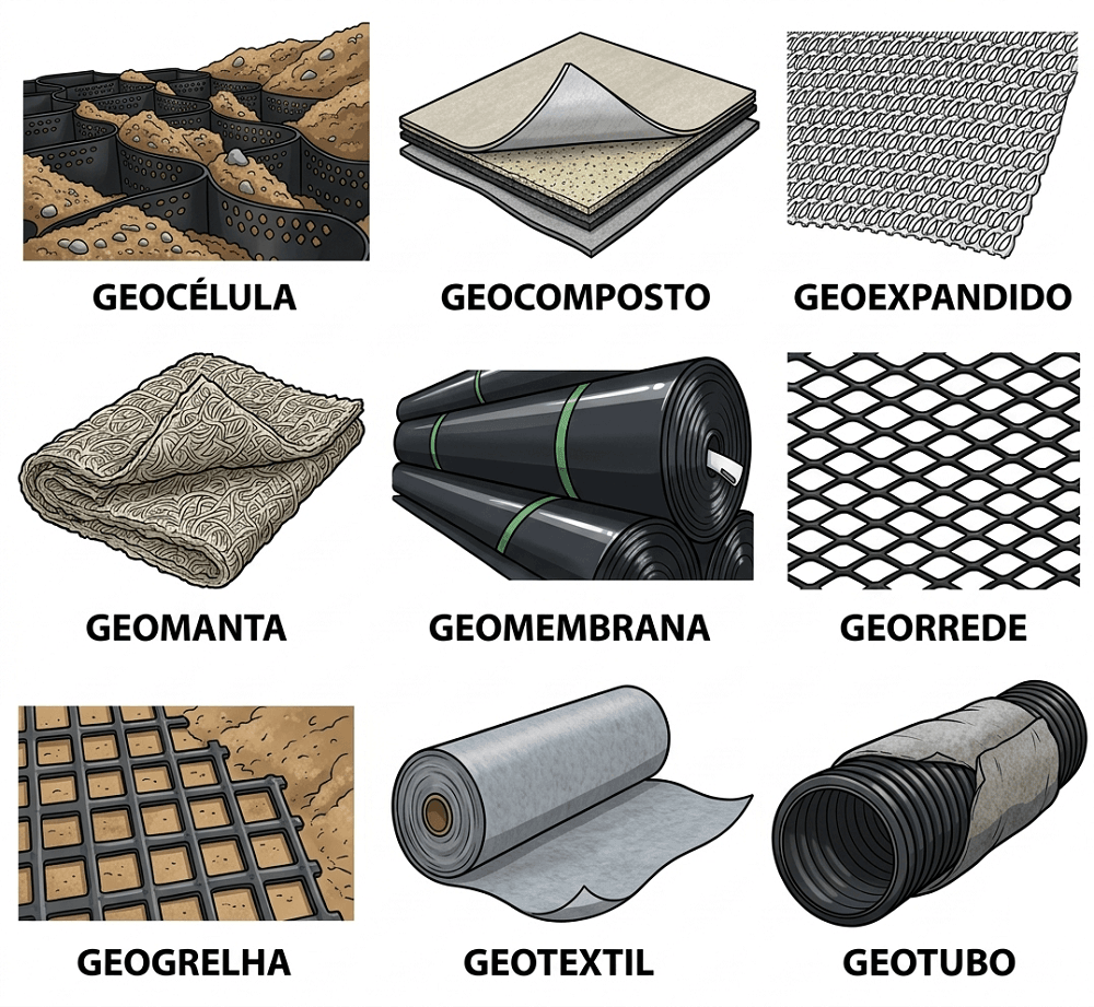 Entenda como geossintéticos na drenagem transformam o controle de água em obras de engenharia geossintéticos na engenharia