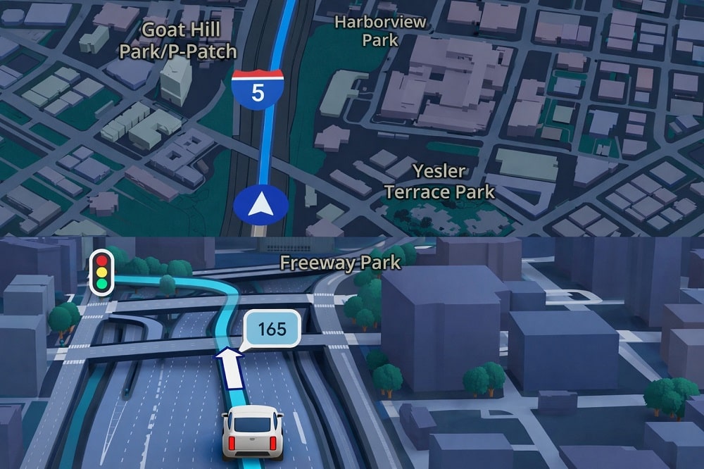 Como Usar o Novo Google Maps com IA Gemini e Navegação 3D Google Maps com IA Gemini