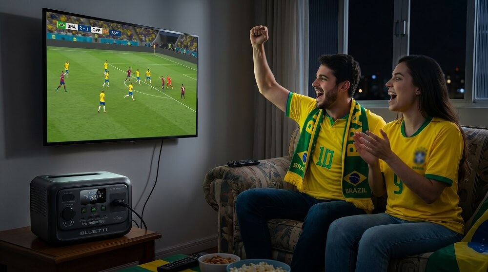 Apagão na Copa do Mundo? O truque de engenharia para não ficar sem TV ou smartphone no momento dos jogos estação de energia portátil