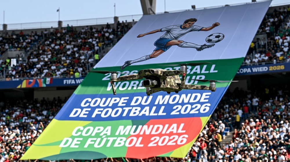 EUA investe US$ 115 milhões em tecnologia antidrone para proteger a Copa 2026 tecnologia antidrone copa do mundo de 2026