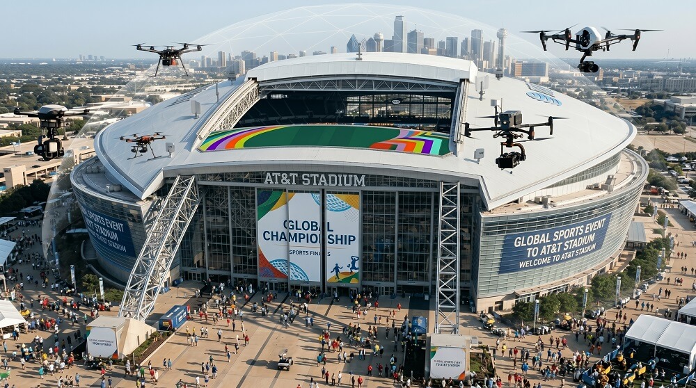 EUA investe US$ 115 milhões em tecnologia antidrone para proteger a Copa 2026 tecnologia antidrone copa do mundo de 2026