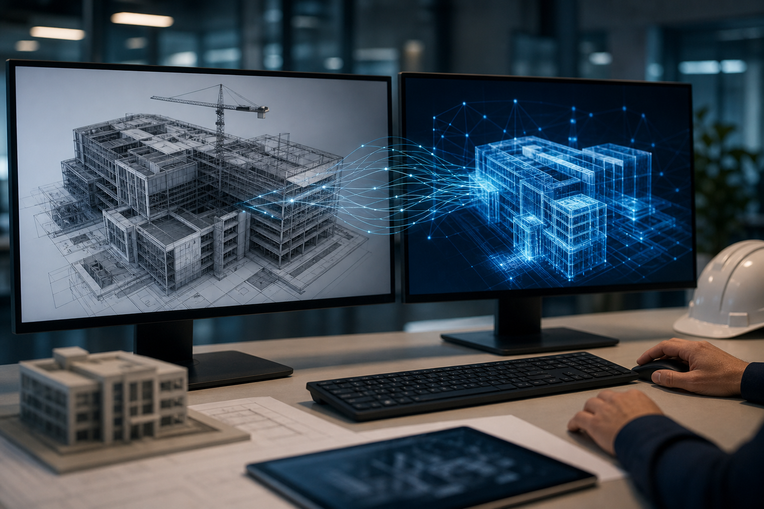 BIM pós-obra: IA e gêmeos digitais ampliam gestão de ativos BIM pós-obra em contexto editorial do Engenharia 360 - imagem interna 2