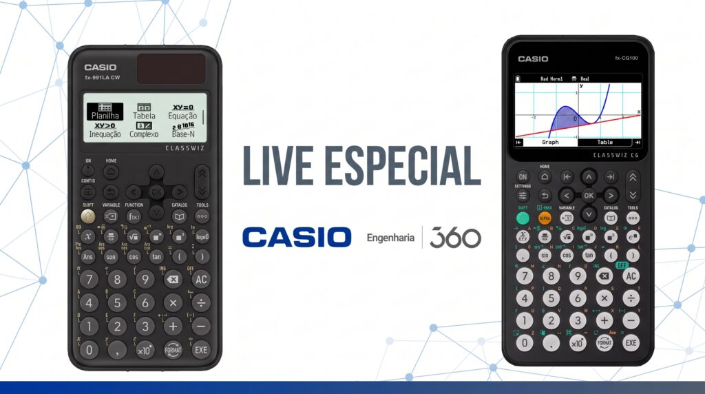 Marque na agenda: CASIO ensina em LIVE como evitar erros na calculadora científica CASIO e calculadora científica